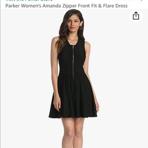 Black knit, zipper front, like new